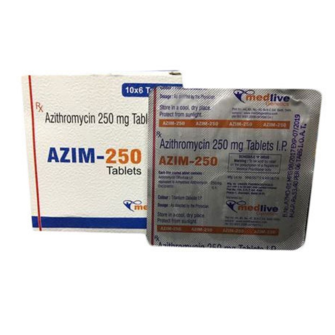 Azim 250mg Tablet